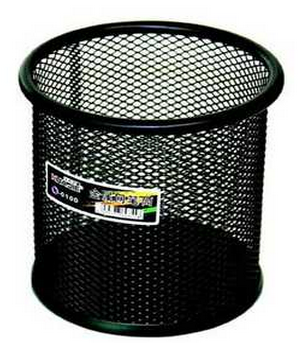 华杰（huajie）H0100圆形金属网笔筒