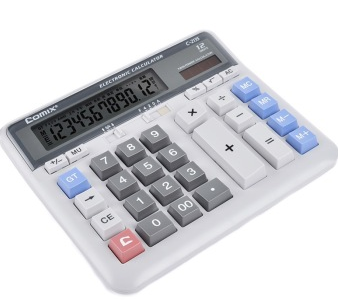 齐心（COMIX）C-2135 大台电脑按键办公计算器 12位
