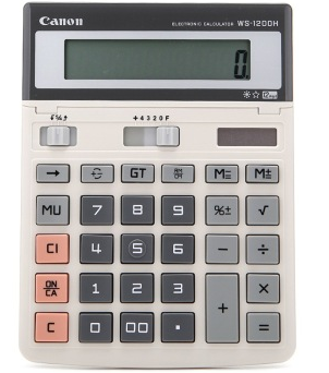 佳能(Canon)WS-1200H 12位数电子计算器