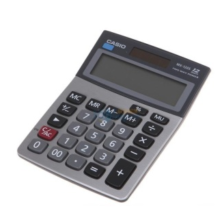 卡西欧（CASIO）MX-120S 商务计算器 小型机 灰色
