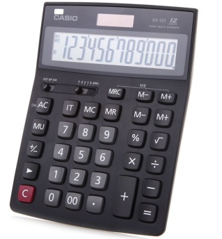 卡西欧（CASIO）GX-12S 商务计算器 超大型机 黑色