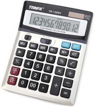 信发(TRNFA) TR-1200V 12位数快速反应电子计算器