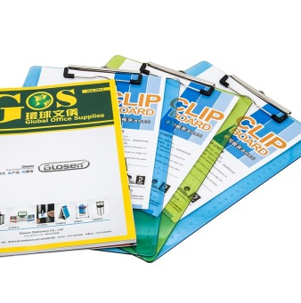 金隆兴(Glosen)C1078 PS材料透明A4写字板/夹线夹