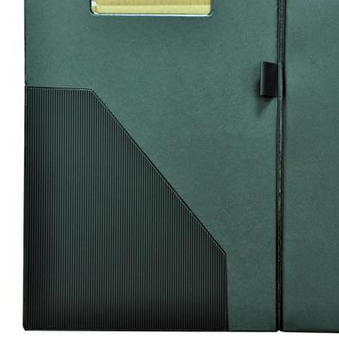 齐心(Comix)TR19 A4，两折直条纹板夹