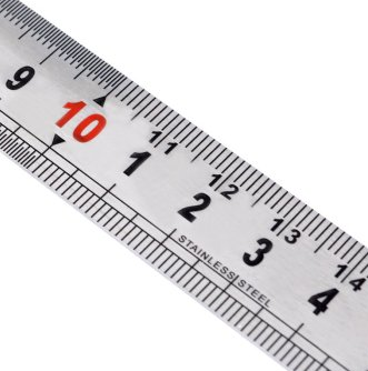 鹰之印01402公制不锈钢直尺 尺子200mm