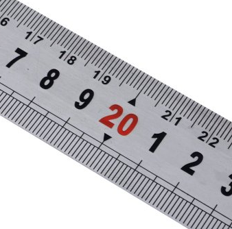 鹰之印01405 公制不锈钢直尺 尺子500mm