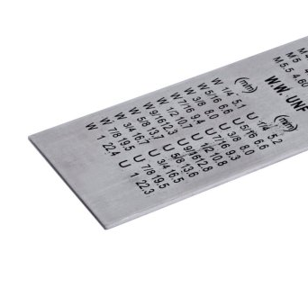 鹰之印01405 公制不锈钢直尺 尺子500mm