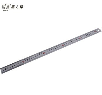 鹰之印01405 公制不锈钢直尺 尺子500mm