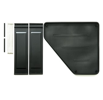 得力(deli)9196 金属网材两联杂志盒/文件框/文件筐 黑色