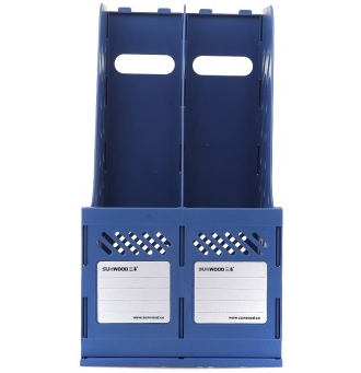 三木（SUNWOOD)FB4102二联文件框/资料架 A4--蓝色