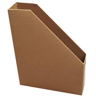 广博(GuangBo) DT5315 高档环保A4牛皮纸文件栏/文件筐/资料架/整理架 单个装