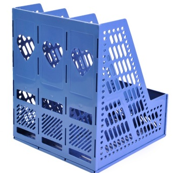 广博(GuangBo) wjk9221 三联塑料文件框 蓝色 一只装