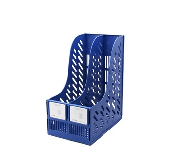 钊盛 ZS-3928 二档文件栏 两格 蓝色