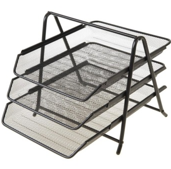 广博（GuangBo） WZ9305 三层文件盘/资料架/文件架（黑色）单只装