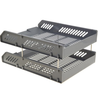 广博（GuangBo） WJK9225 二层文件盘/文件架/资料架 颜色随机