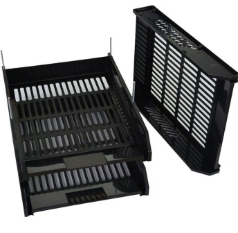 远生（USign） US-10431 三层叠式文件盘 黑色