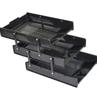 远生（USign） US-6033 三层拉式文件盘 黑色