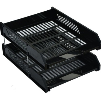 远生（USign） US-10421 双层叠式文件盘 黑色