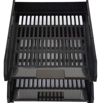 远生（USign） US-10421 双层叠式文件盘 黑色