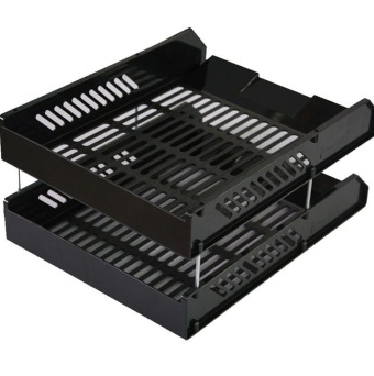 远生（USign） US-10421 双层叠式文件盘 黑色