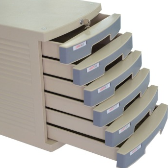 远生（USign） US-3K 六层带锁文件柜 灰色