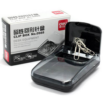 得力(Deli)0988磁性回形针盒