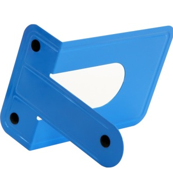 得力(deli)9270 铁书立(8.5寸)2片/付 蓝色