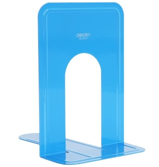 得力(deli)9270 铁书立(8.5寸)2片/付 蓝色