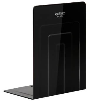 得力(deli)9264 铁书立(7寸)2片/付 黑色