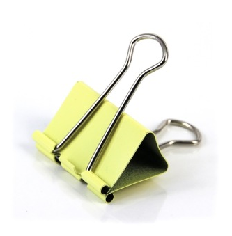 得力(deli)8553 32mm彩色长尾夹/长尾票夹 24只/筒