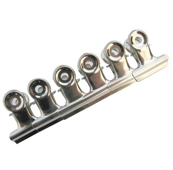 得力(Deli)9526 6#圆形铁票夹 19毫米 6个/包