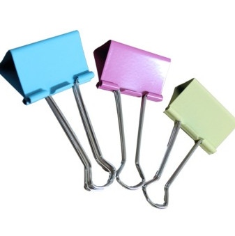 益而高（Eagle）TY221-CP 51MM彩色长尾夹(12个/PVC桶)