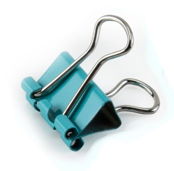 广博（GuangBo） PJTC005 15mm彩色长尾票夹/金属夹子 1筒装