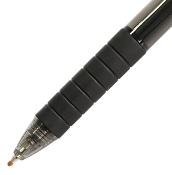 得力(deli) S06 思达0.5mm进口油墨中性笔 黑色 12只装