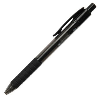 得力(deli) S06 思达0.5mm进口油墨中性笔 黑色 12只装