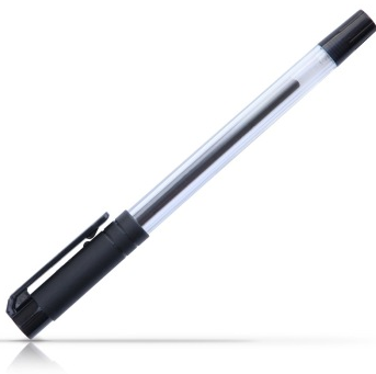 得力（deli） S52 0.5mm经济实用办公中性笔 黑色 30支/筒