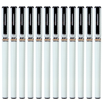 真彩（TrueColor） 0251A 记账专用中性笔 黑色 0.3mm 全针管 12支装