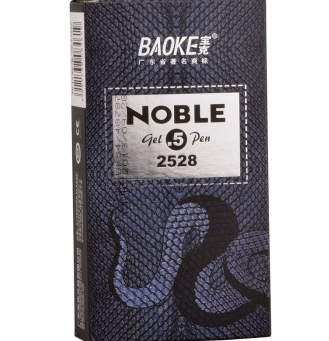 宝克（BAOKE） PC2528 大容量中性笔 0.5mm 12支/盒 黑色