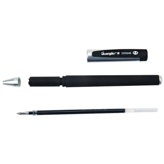 广博（GuangBo） ZX9004D 0.5mm高级黑色极速商务王中性笔水笔 12支装