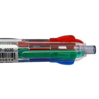 晨光（M&G） BP8030 中央开关圆珠笔 四色0.7mm12支/盒