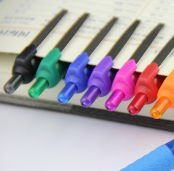 白雪（snowhite） J-100 低粘度油墨八色圆珠笔 每色一支 8支装