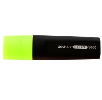 得力(deli) S600 标记醒目荧光笔  10支/盒