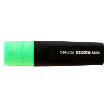 得力(deli) S600 标记醒目荧光笔  10支/盒