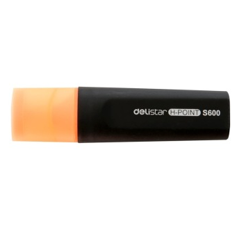 得力(deli) S600 标记醒目荧光笔  10支/盒