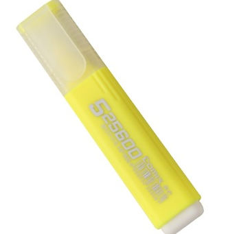 齐心（COMIX） HP908 持久醒目荧光笔 粉色 10支装