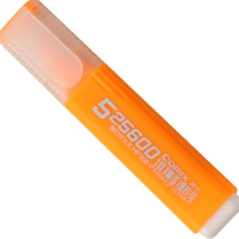 齐心（COMIX） HP908 持久醒目荧光笔 粉色 10支装