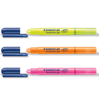 德国 施德楼STAEDTLER 264 旋转口红式啫喱标记笔 固体 3色荧光笔 黄色德国 施德楼STAEDTLER 264 旋转口红式啫喱标记笔 固体 3色荧光笔 黄色