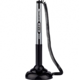 宝克（BAOKE）1NO891 大容量中性台笔 双珠笔头免密封 0.5mm 黑色 1支/卡