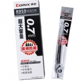 齐心(COMIX) R959 超大容量商务笔芯 0.7mm 20支装 黑色