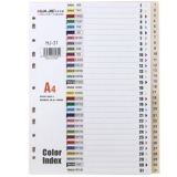 华杰（HUA JIE） HJ-31 31页PP分类纸(PP材质) 灰色